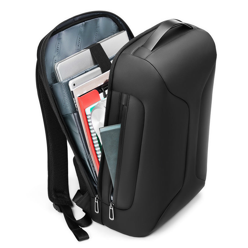 Stylish computer backpack with magical capacity!