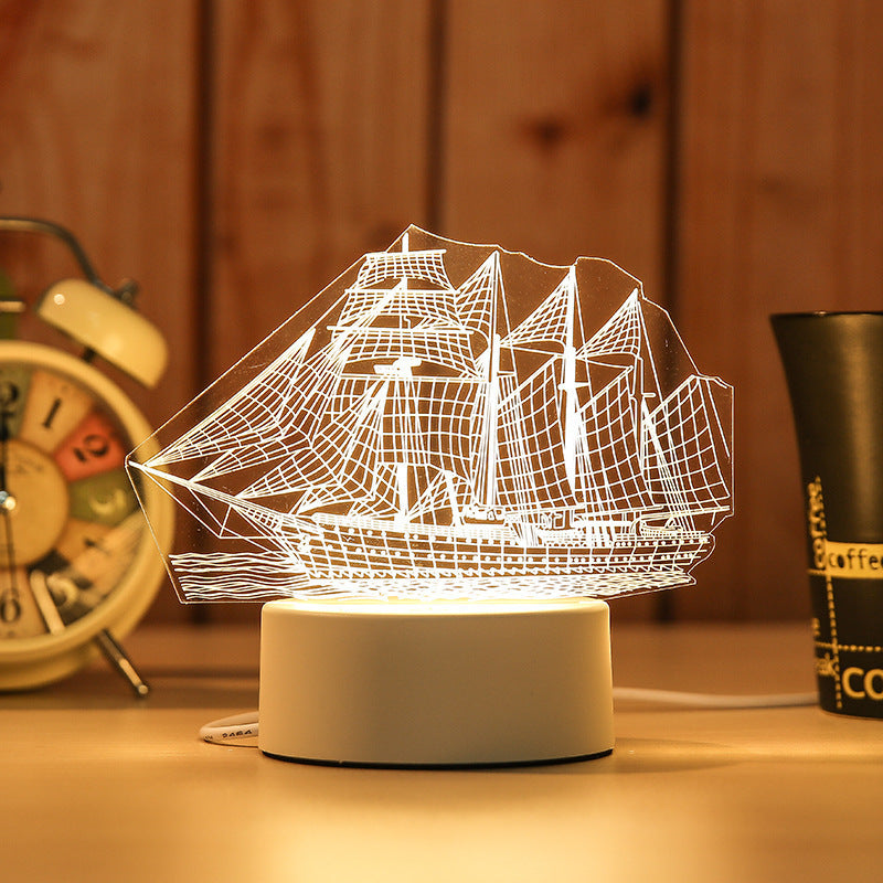 Magic night light for the bedside table