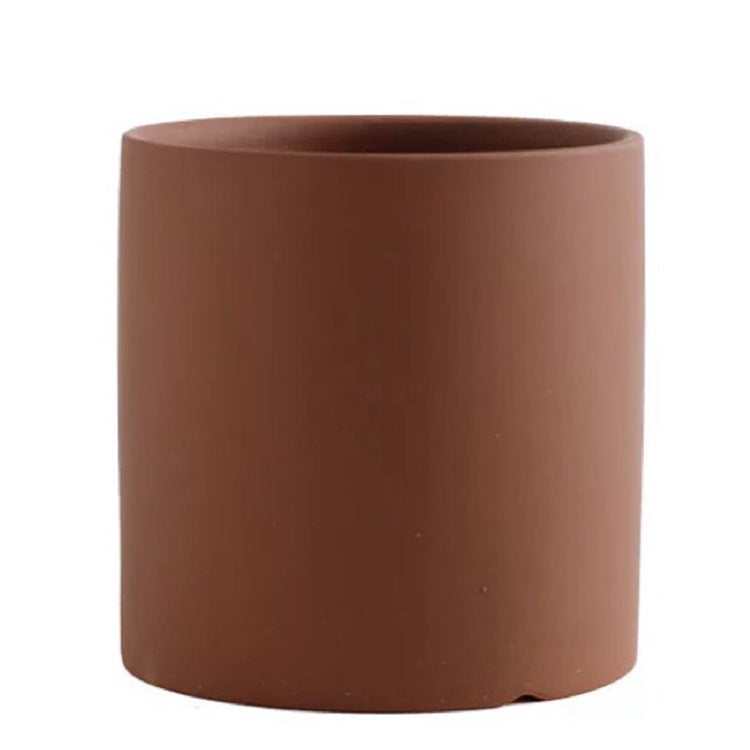 Keramisk blomkruka i nordisk stil