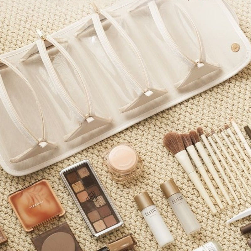 Large capacity makeup bag for the modern woman