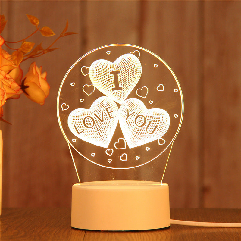 Magic night light for the bedside table