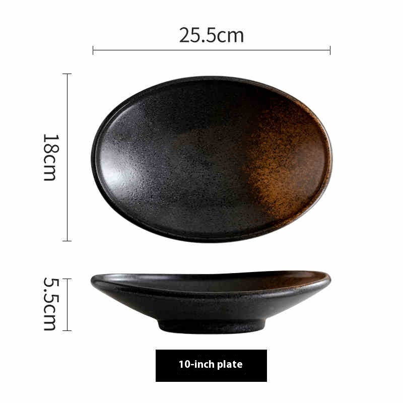 Stora porslinstallrik i unik design
