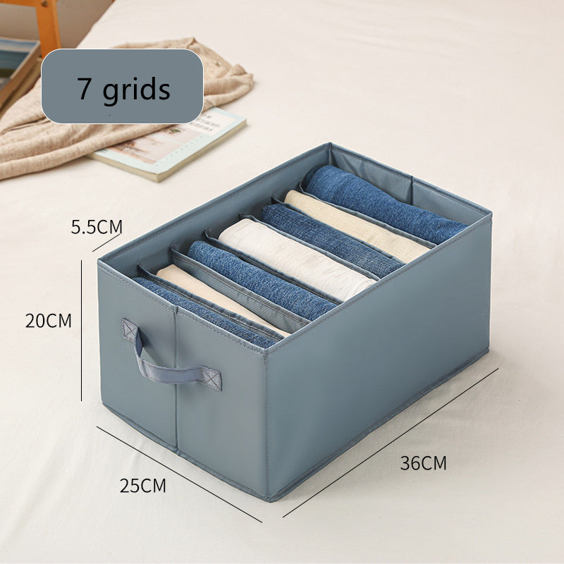 Clothing and underwear storage box in a sleek design