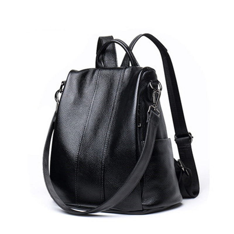 Elegant leather backpack for the stylish woman