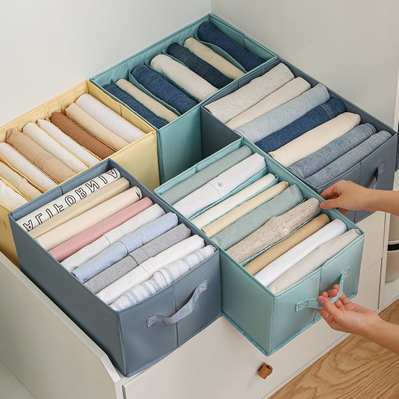 Clothing and underwear storage box in a sleek design