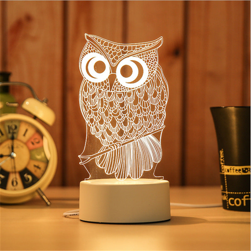 Magic night light for the bedside table