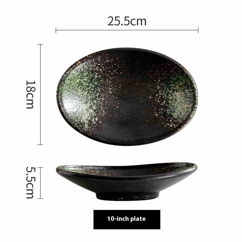 Stora porslinstallrik i unik design