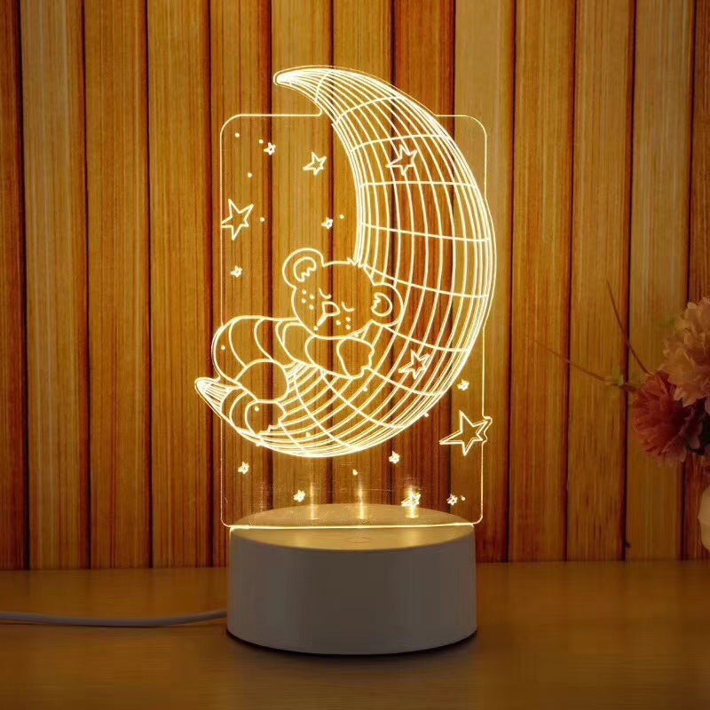 Magic night light for the bedside table