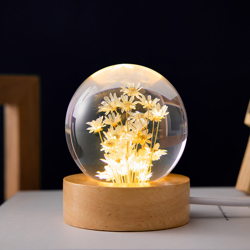 Glass ball lamp