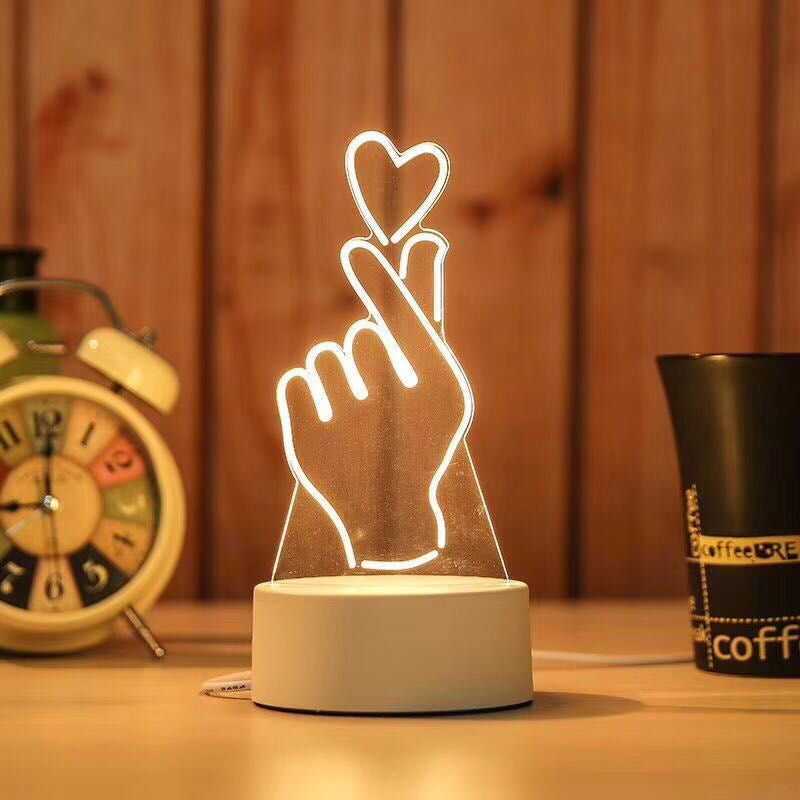 Magic night light for the bedside table