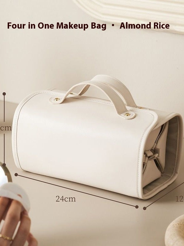 Large capacity makeup bag for the modern woman