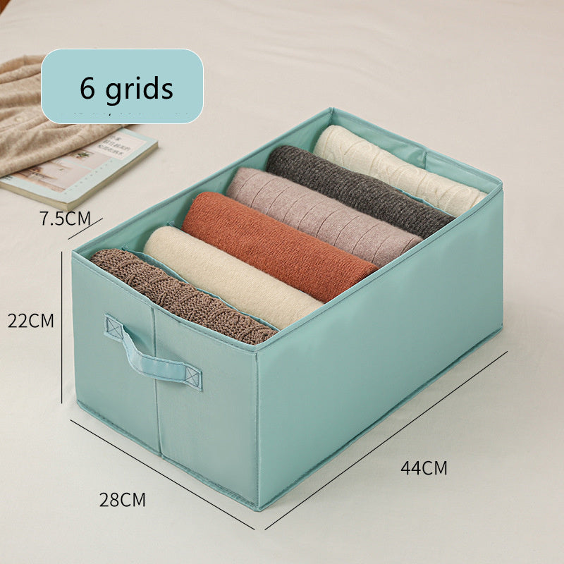 Clothing and underwear storage box in a sleek design