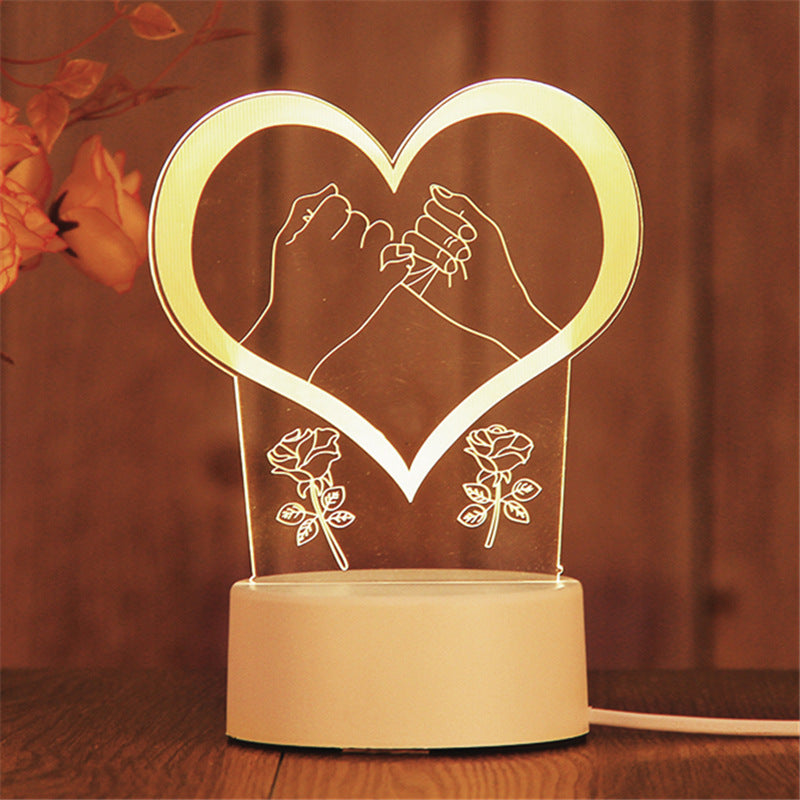 Magic night light for the bedside table