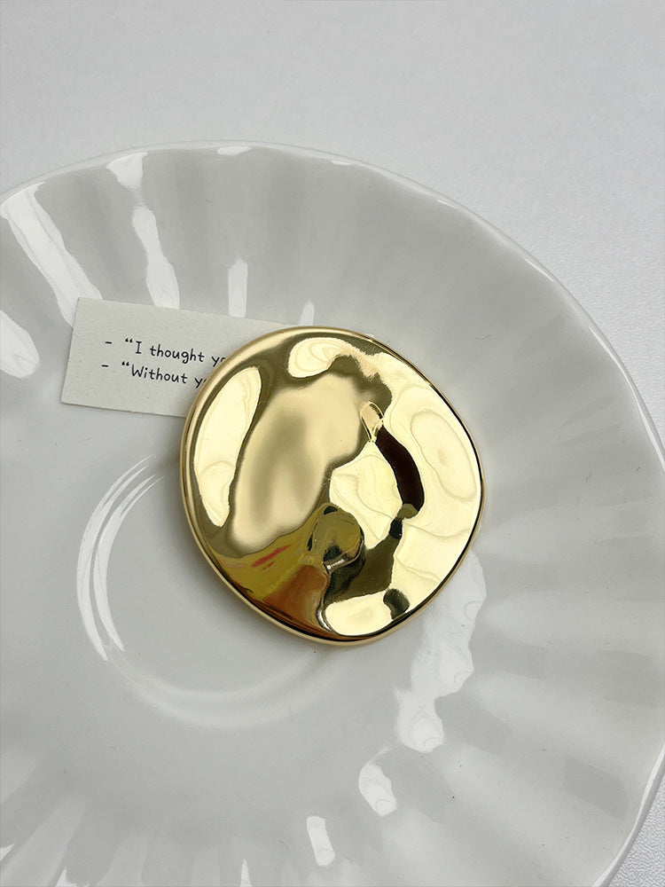 Geometric brooch - French retro design