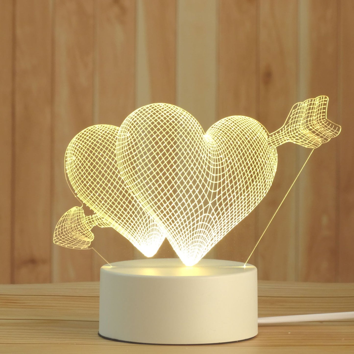 Magic night light for the bedside table
