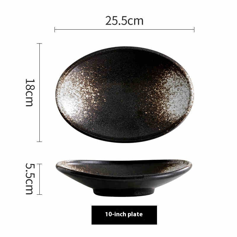 Stor porslinstallrik i unik design – Perfekt för vardag & fest