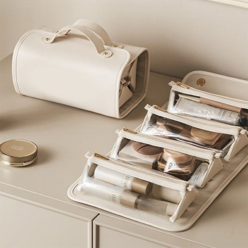 Large capacity makeup bag for the modern woman