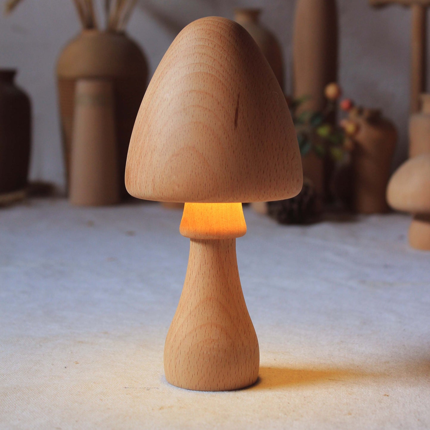 Elegant svampformlampa