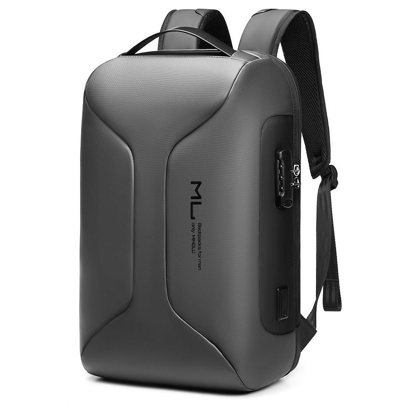 Stylish computer backpack with magical capacity!