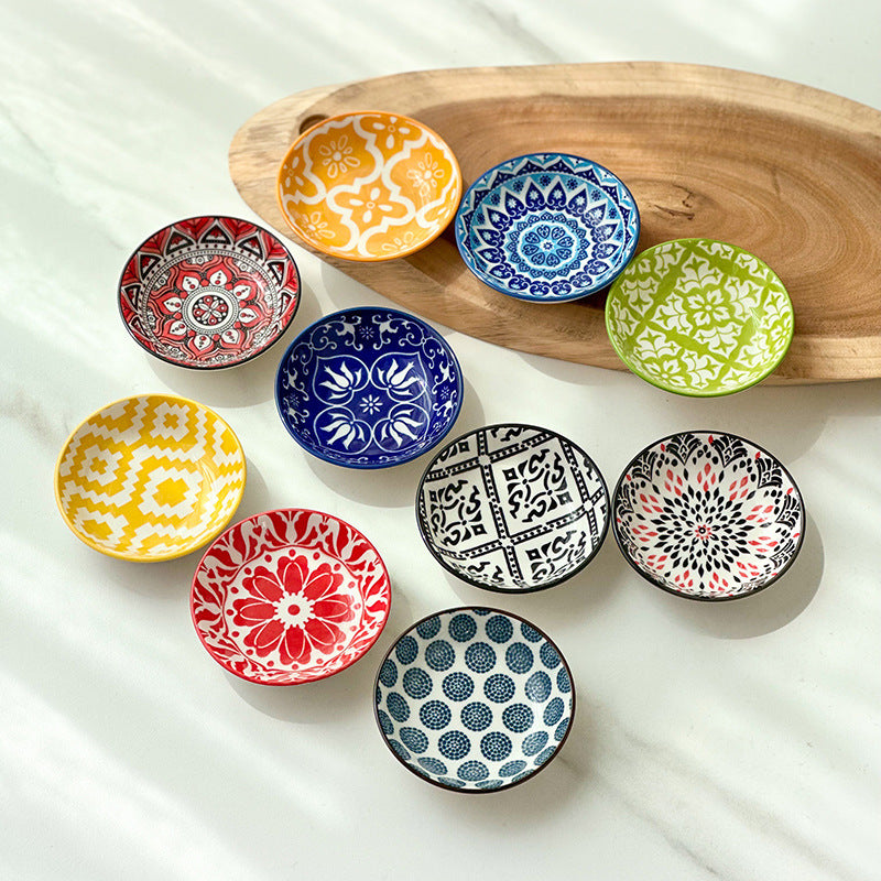 Bohemian Ceramic Bowls – Create an Elegant Table Setting with Retro Design
