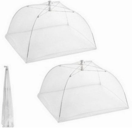 Rektangulärt matskydd med avtagbart nät