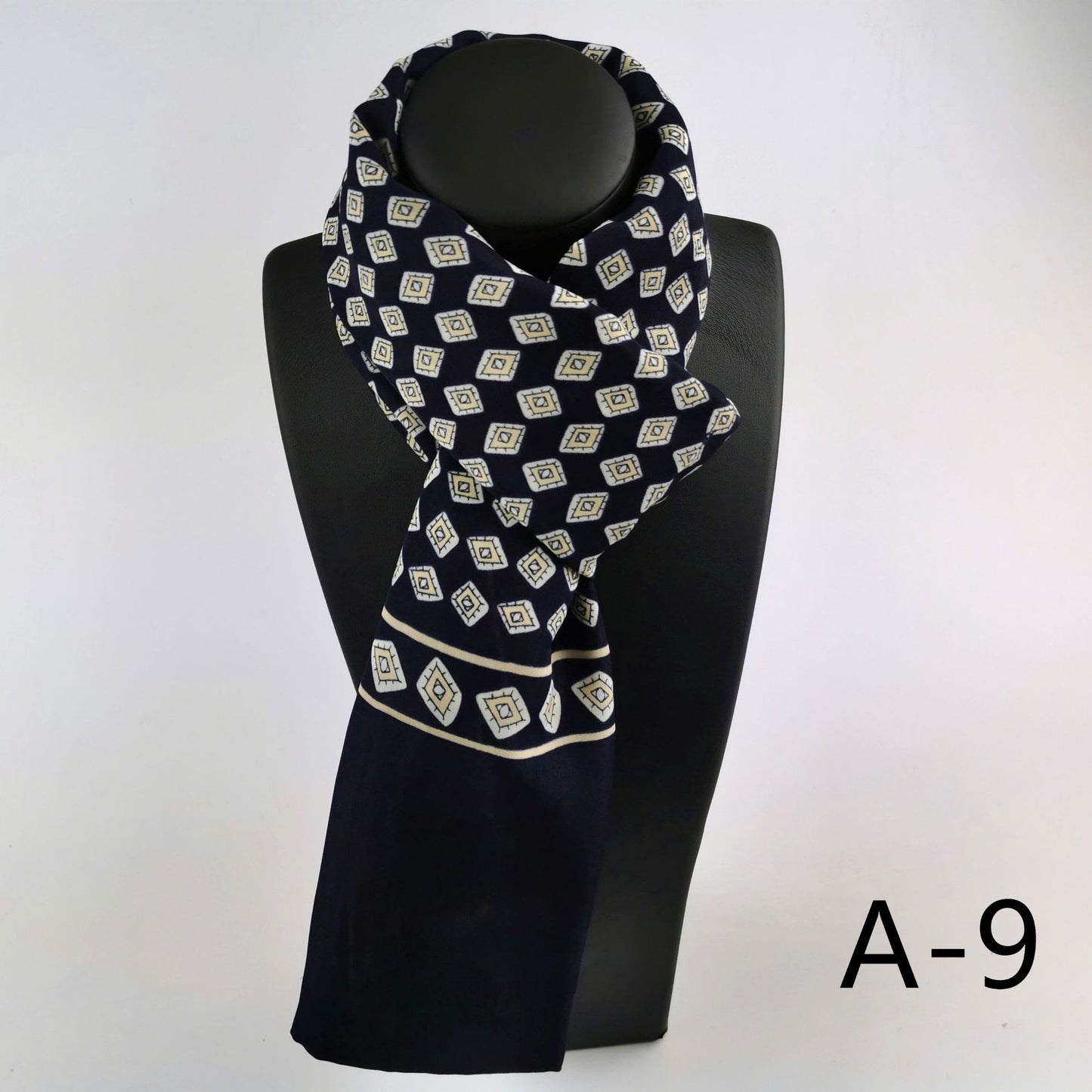 Mäns Dubbel-Lager Cashmere-Blend Halsduk för Enastående Värme