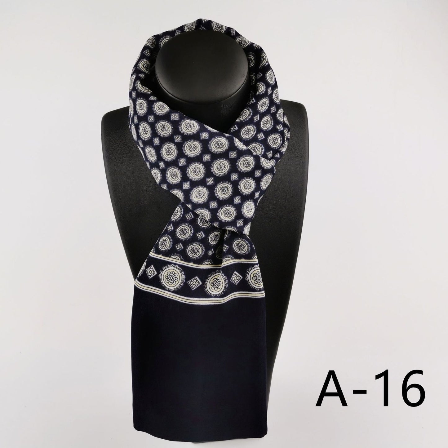 Mäns Dubbel-Lager Cashmere-Blend Halsduk för Enastående Värme