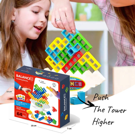 Tower Block Balansspelet för hela familjen