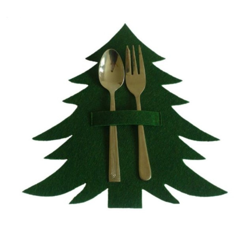 Julig Bestickhållare i Form av Gran – För En Magisk Dukning i December