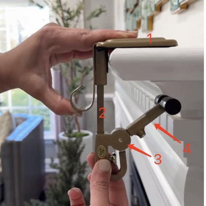 Julstrumpehållare – elegant och praktisk upphängning för julstrumpor och dekorationer!