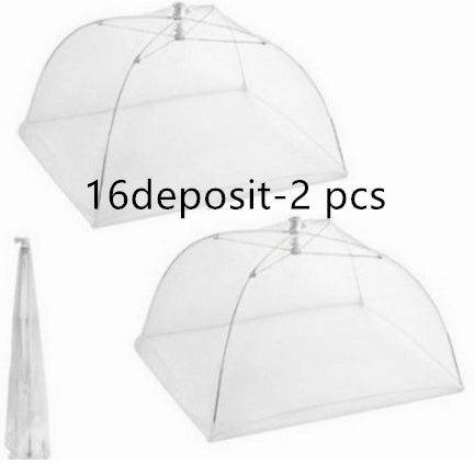 Rektangulärt matskydd med avtagbart nät