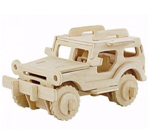 3D Puzzle i trä