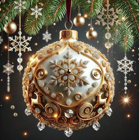 3D Julgranskulor i exklusivt utförande – låt din gran glittra med elegans