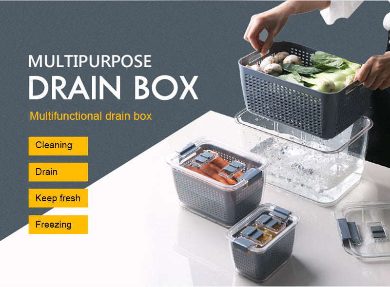 Special bevarande låda för kylskåp