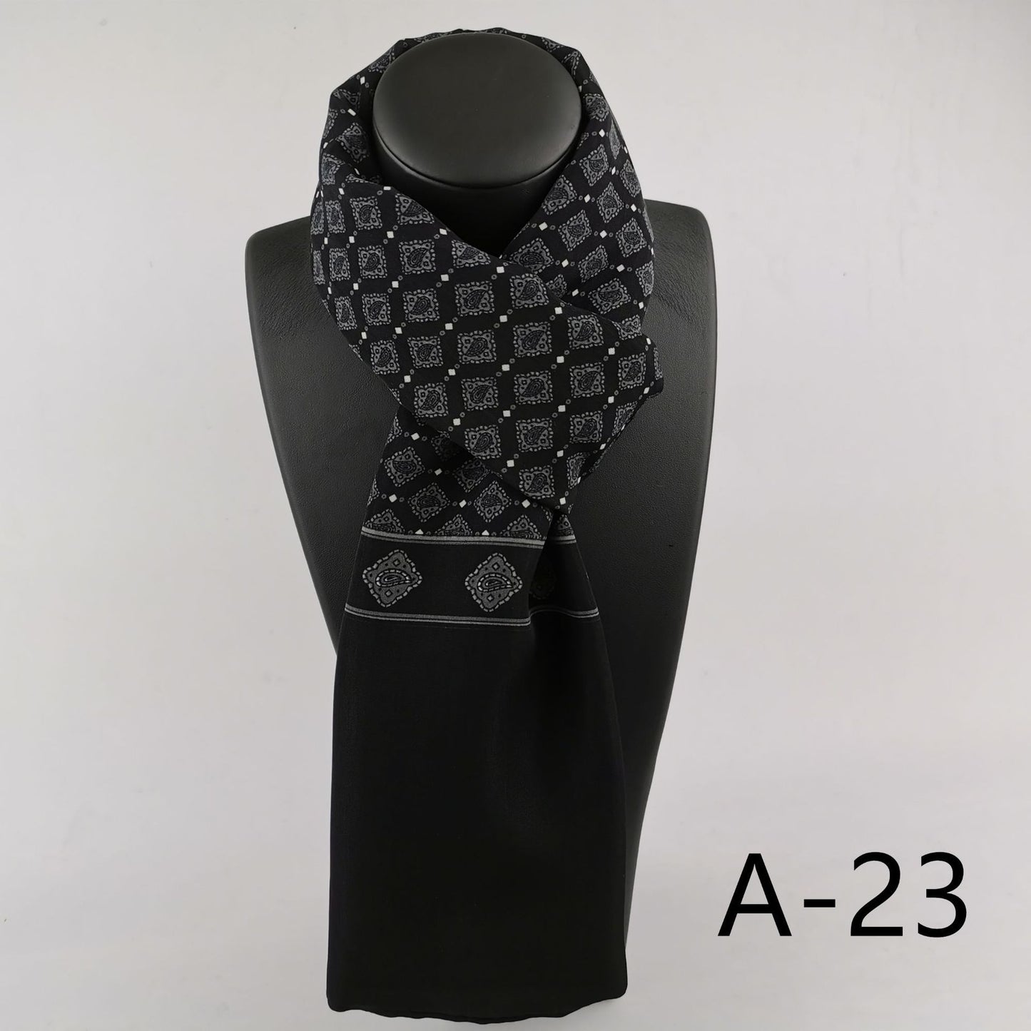 Mäns Dubbel-Lager Cashmere-Blend Halsduk för Enastående Värme