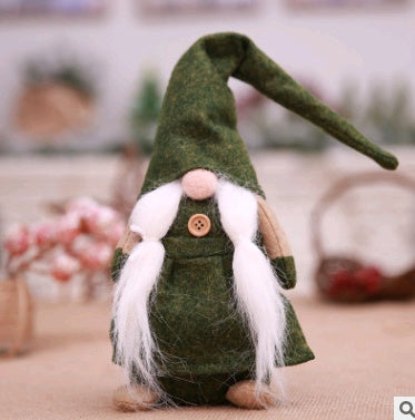 Europeisk Stil Juldekoration – Ansiktslös Docka med Skägg