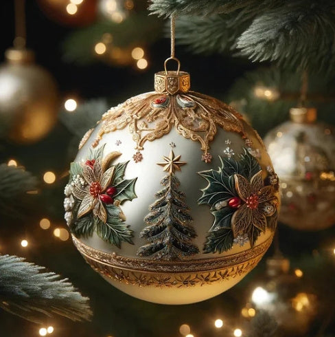 3D Julgranskulor i exklusivt utförande – låt din gran glittra med elegans