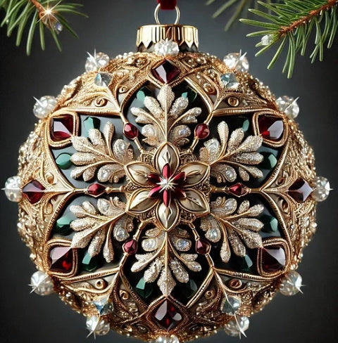 3D Julgranskulor i exklusivt utförande – låt din gran glittra med elegans