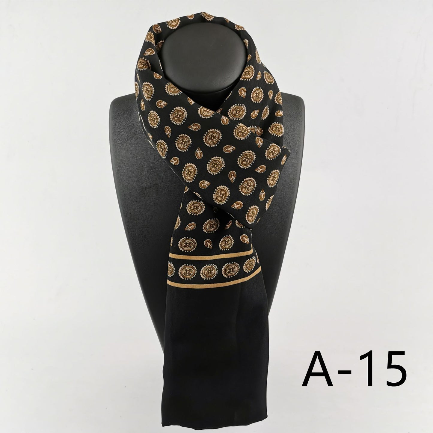 Mäns Dubbel-Lager Cashmere-Blend Halsduk för Enastående Värme