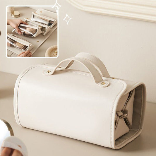 Large capacity makeup bag for the modern woman