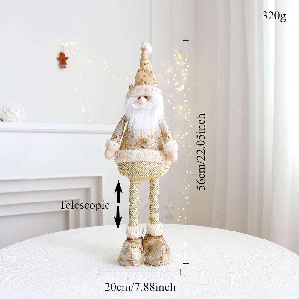 Utdragbar Julfigur – Tomte, Snögubbe & Ren | Charmiga Dekorationer för Ett Magiskt Julhem!